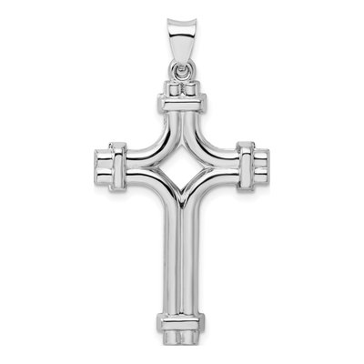 Sterling Silver Fancy Cross Pendant