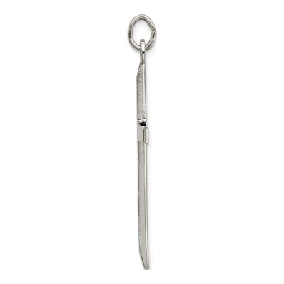 Sterling Silver Textured Cross Pendant – view 3