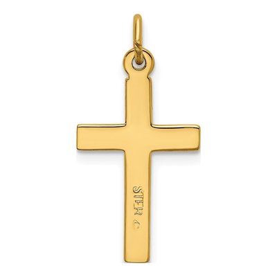 Gold-Plated Sterling Silver Cross Pendant – view 4