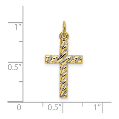 Gold-Plated Sterling Silver Cross Pendant – view 5