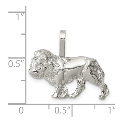 Sterling Silver Lion Pendant – view 4