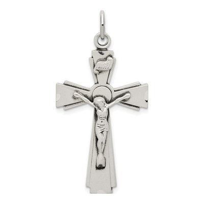 Sterling Silver INRI Crucifix Pendant