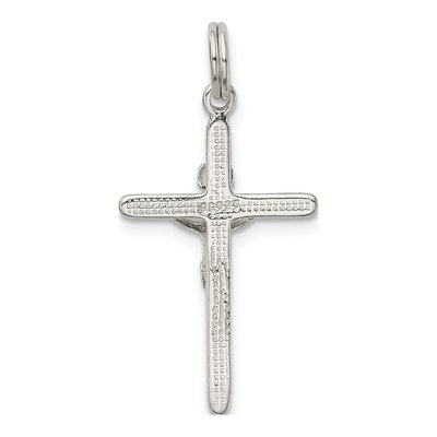 Sterling Silver INRI Crucifix Pendant – view 4