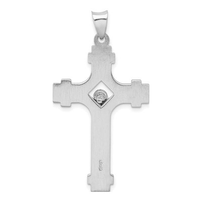 Sterling Silver INRI Crucifix Pendant – view 4