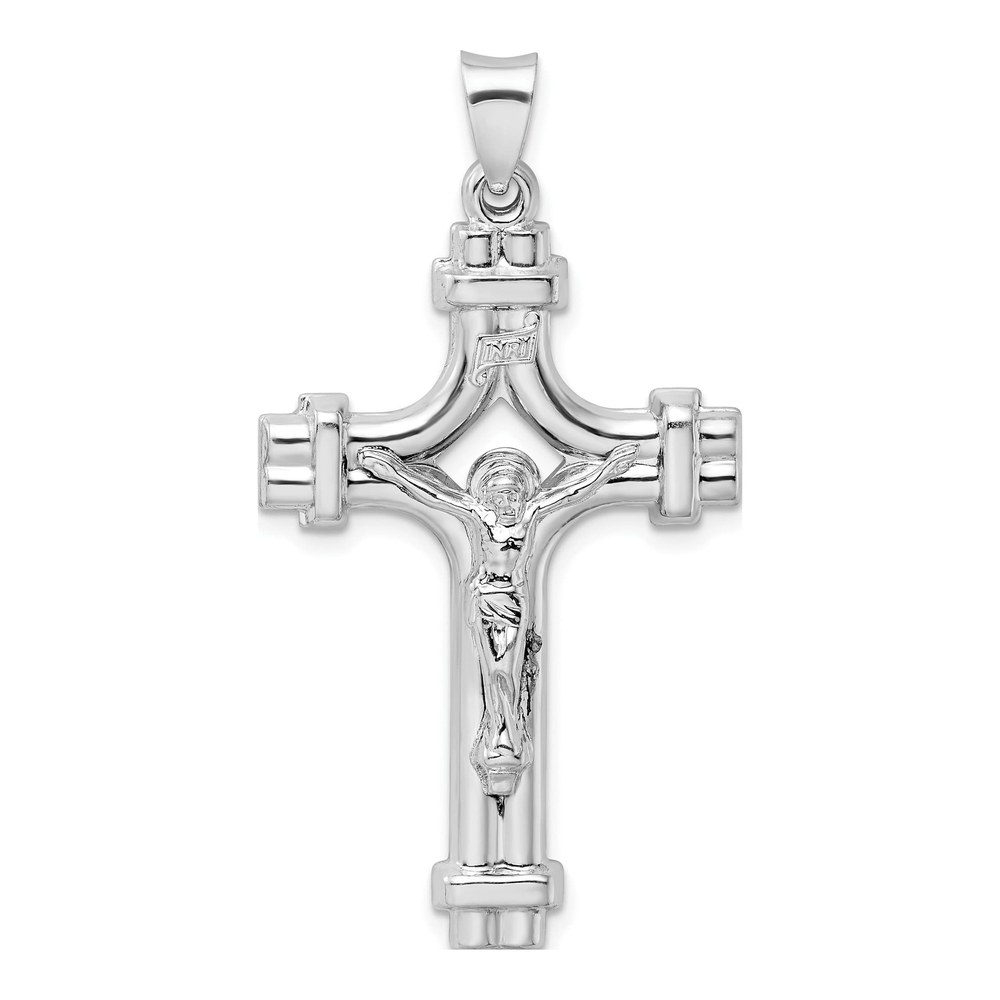 Sterling Silver INRI Crucifix Pendant