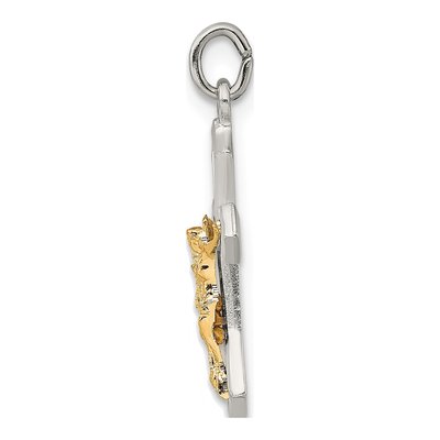 Sterling Silver Crucifix Pendant – view 3