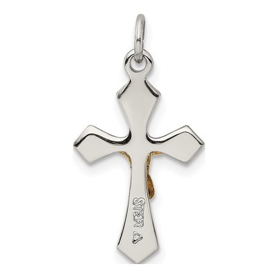 Sterling Silver Crucifix Pendant – view 4