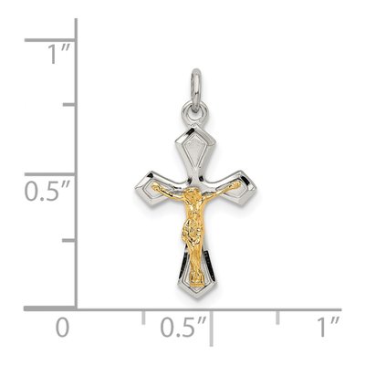 Sterling Silver Crucifix Pendant – view 5