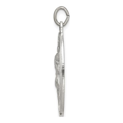 Sterling Silver St Christopher Medal Pendant – view 3