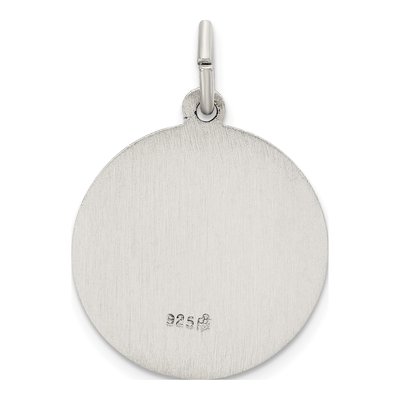 Sterling Silver St Jude Thaddeus Medal Pendant – view 4