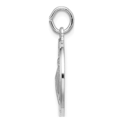 Sterling Silver St Jude Thaddeus Medal Pendant – view 3