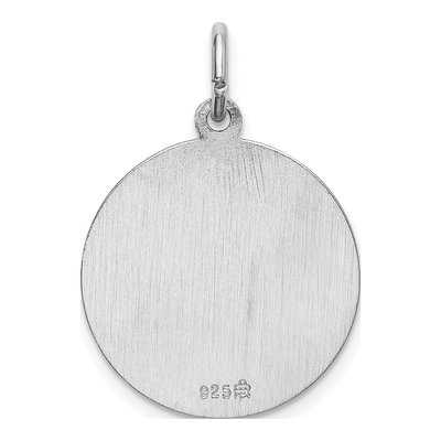 Sterling Silver St Jude Thaddeus Medal Pendant – view 4