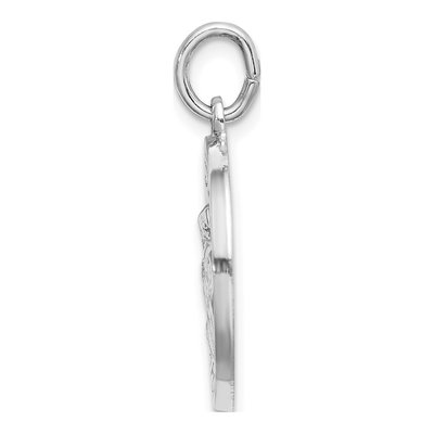 Sterling Silver Saint Anne Medal Pendant – view 3