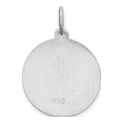 Sterling Silver Saint Anne Medal Pendant – view 4
