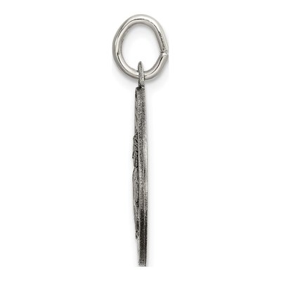 Sterling Silver St Gabriel Medal Pendant – view 3