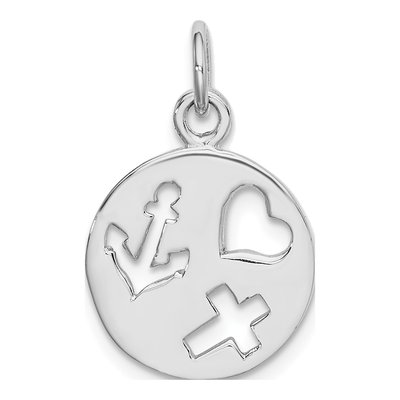 Sterling Silver Faith Pendant