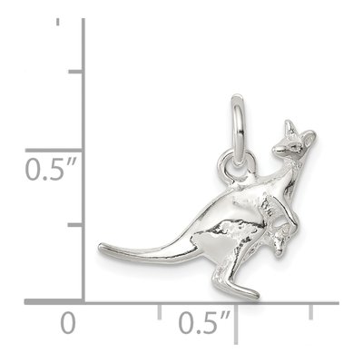 Sterling Silver Kangaroo Pendant – view 4
