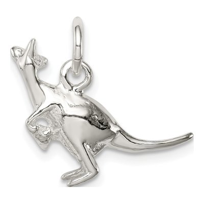 Sterling Silver Kangaroo Pendant – view 5