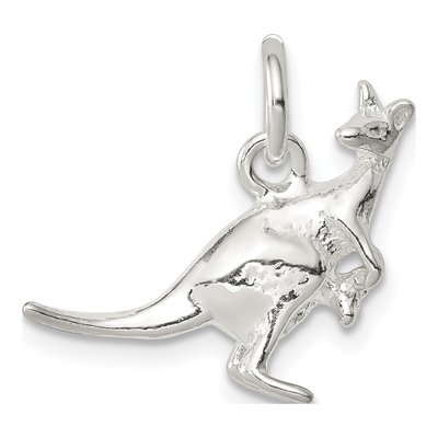 Sterling Silver Kangaroo Pendant