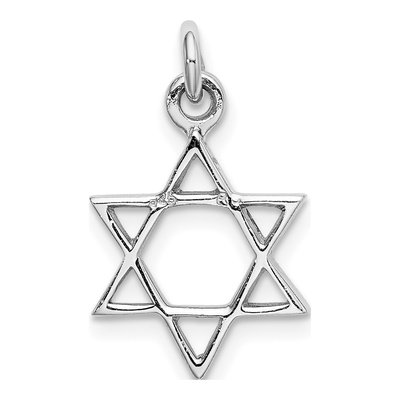 Sterling Silver Star of David Pendant – view 4