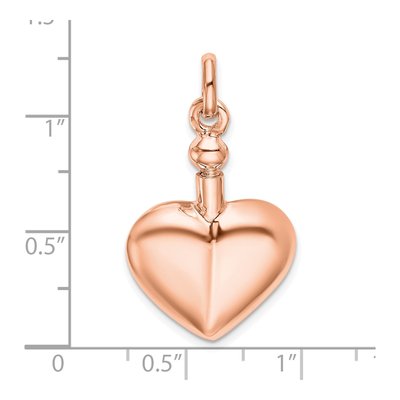 Rose Gold-Plated Sterling Silver Ash Holder Pendant – view 5