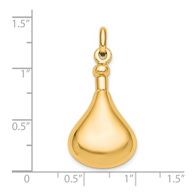Gold-Plated Sterling Silver Ash Holder Pendant – view 4