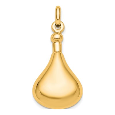Gold-Plated Sterling Silver Ash Holder Pendant