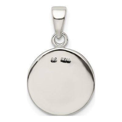 Sterling Silver Glitter Enamel Letter G Pendant – view 5