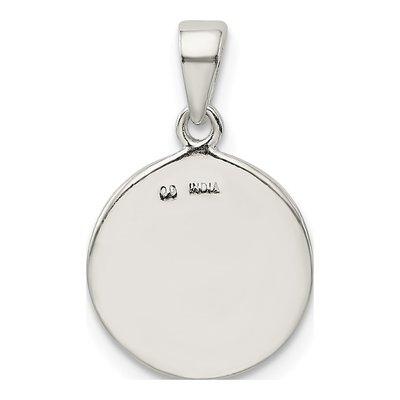 Sterling Silver Glitter Enamel Letter J Pendant – view 5
