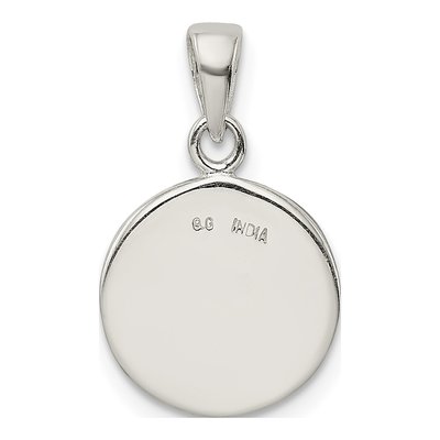 Sterling Silver Glitter Enamel Letter O Pendant – view 5
