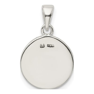 Sterling Silver Glitter Enamel Letter S Pendant – view 5