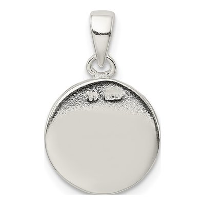 Sterling Silver Glitter Enamel Letter T Pendant – view 5