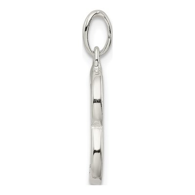 Sterling Silver Glitter Enamel Letter B Charm – view 3