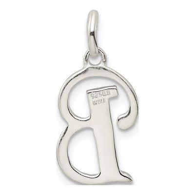 Sterling Silver Glitter Enamel Letter B Charm – view 4