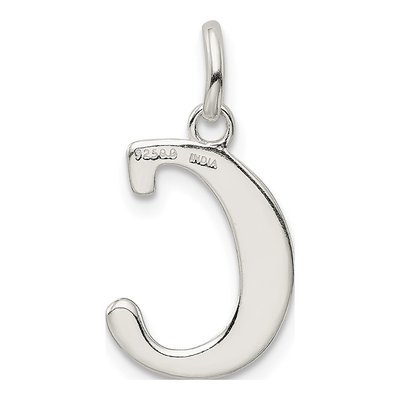 Sterling Silver Glitter Enamel Letter C Charm – view 4