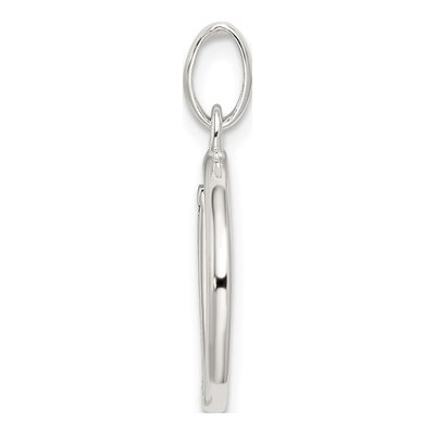Sterling Silver Glitter Enamel Letter D Charm – view 3