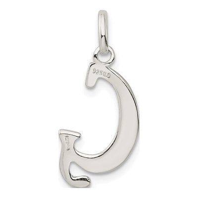 Sterling Silver Glitter Enamel Letter G Charm – view 5