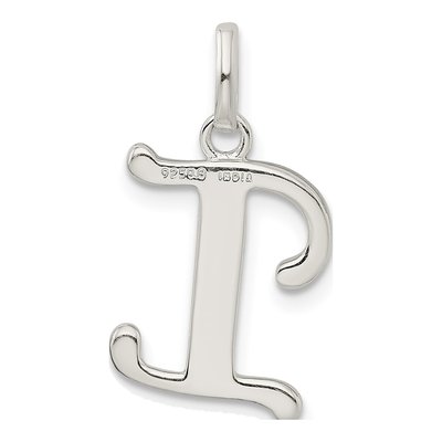 Sterling Silver Glitter Enamel Letter I Charm – view 5