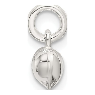 Sterling Silver Puffed Heart Pendant – view 3