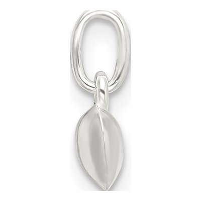 Sterling Silver Puffed Heart Pendant – view 3