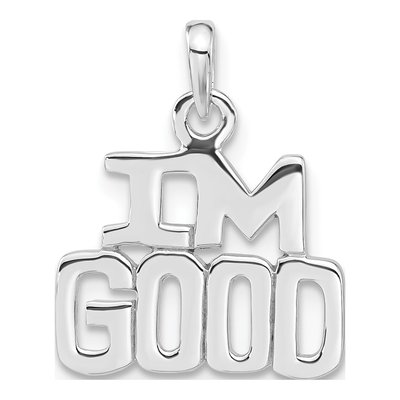 Sterling Silver 'im Good' Pendant