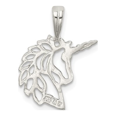 Sterling Silver Unicorn Pendant – view 5