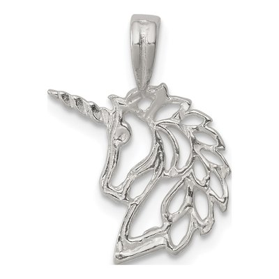 Sterling Silver Unicorn Pendant