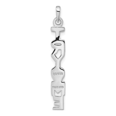 Sterling Silver Heart Pendant – view 3