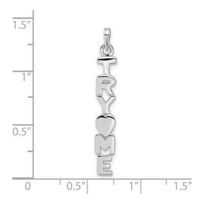 Sterling Silver Heart Pendant – view 4