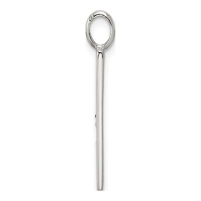 Sterling Silver Believe Enamel Pendant – view 3