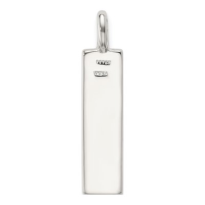 Sterling Silver Believe Enamel Pendant – view 4