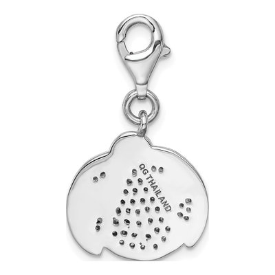 Sterling Silver CZ Ladybug Charm – view 5