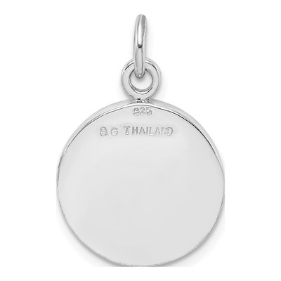 Sterling Silver Leaf Pendant – view 3