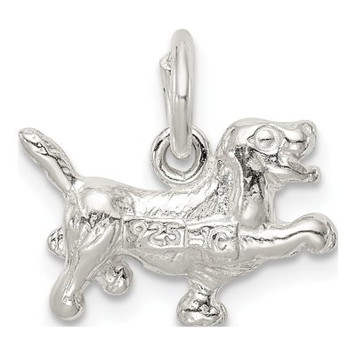 Sterling Silver Dog Pendant – view 5